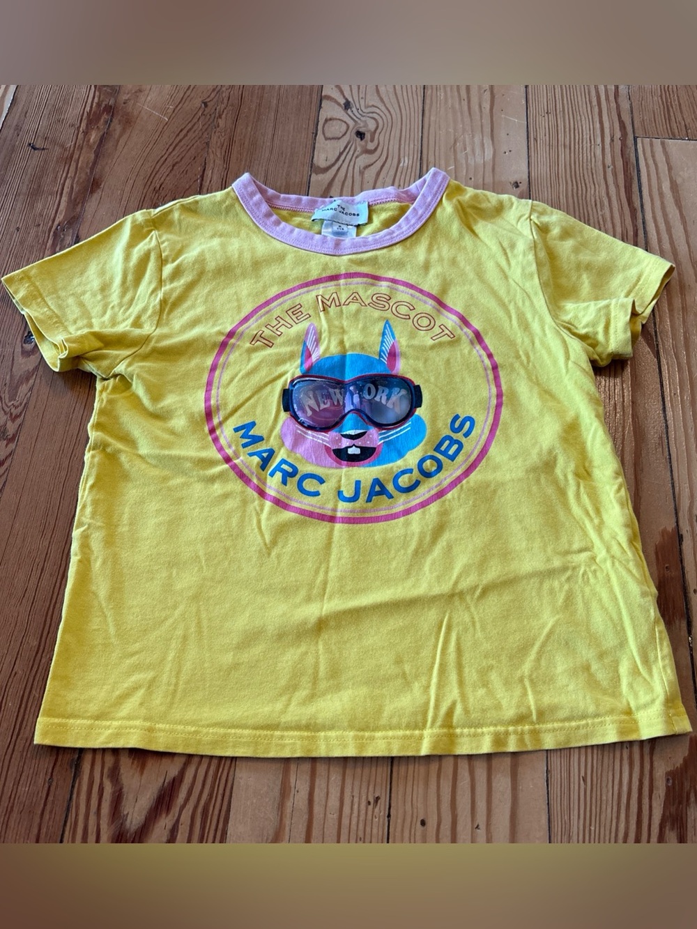 The Mascot Marc Jacobs Tee - Yellow 6 Runs Small